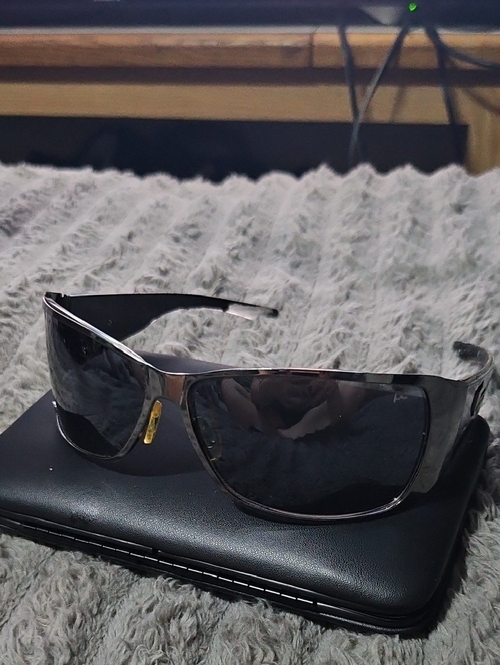Sundog Vintage Heavy Metal Glasses Lenses Are Perfect Inside Arms Worn
